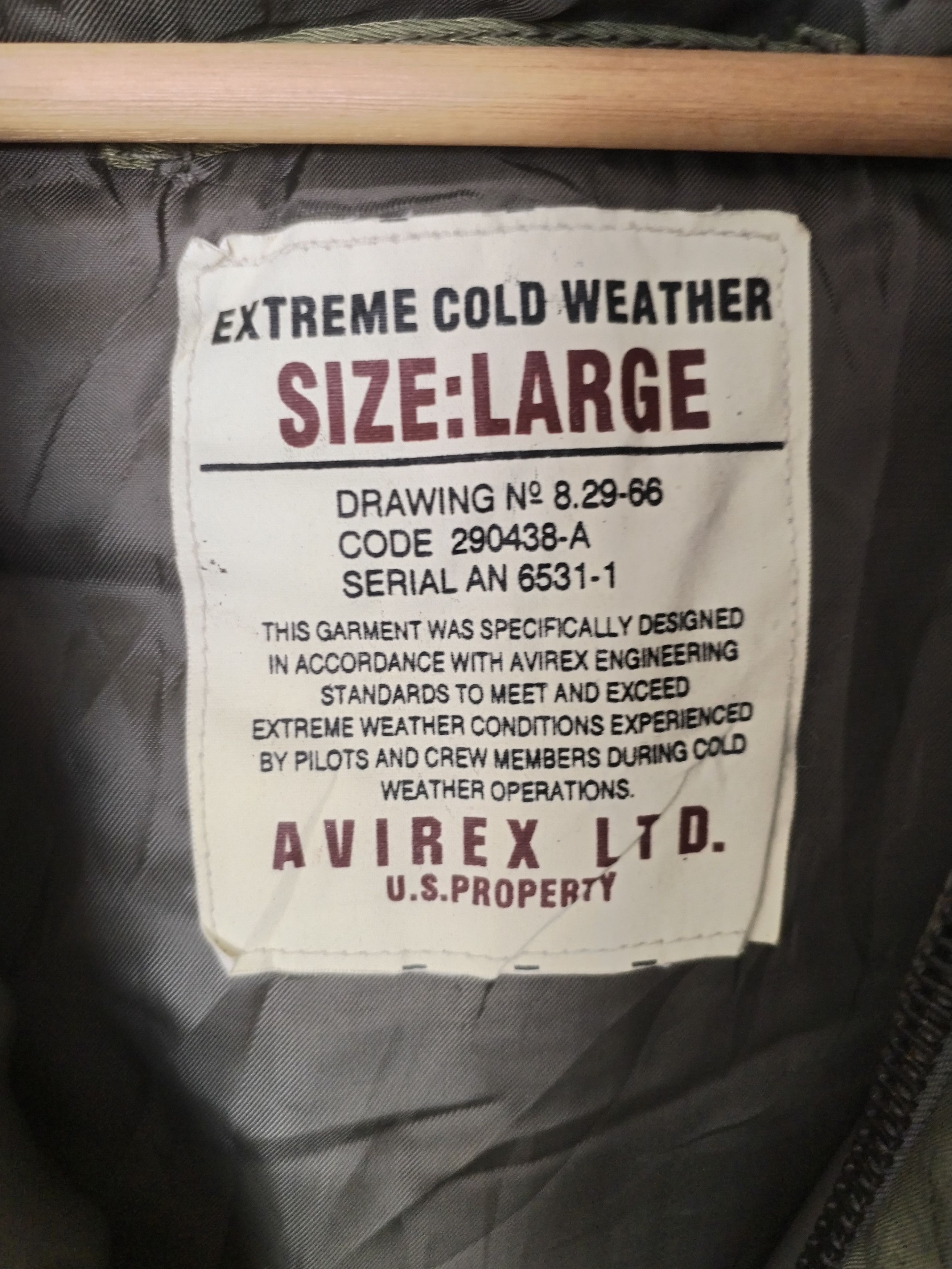 Avirex × Vintage Avirex Flight Bomber Faux Fur Hoodie Jacket Size US L / EU 52-54 / 3 - 7 Thumbnail
