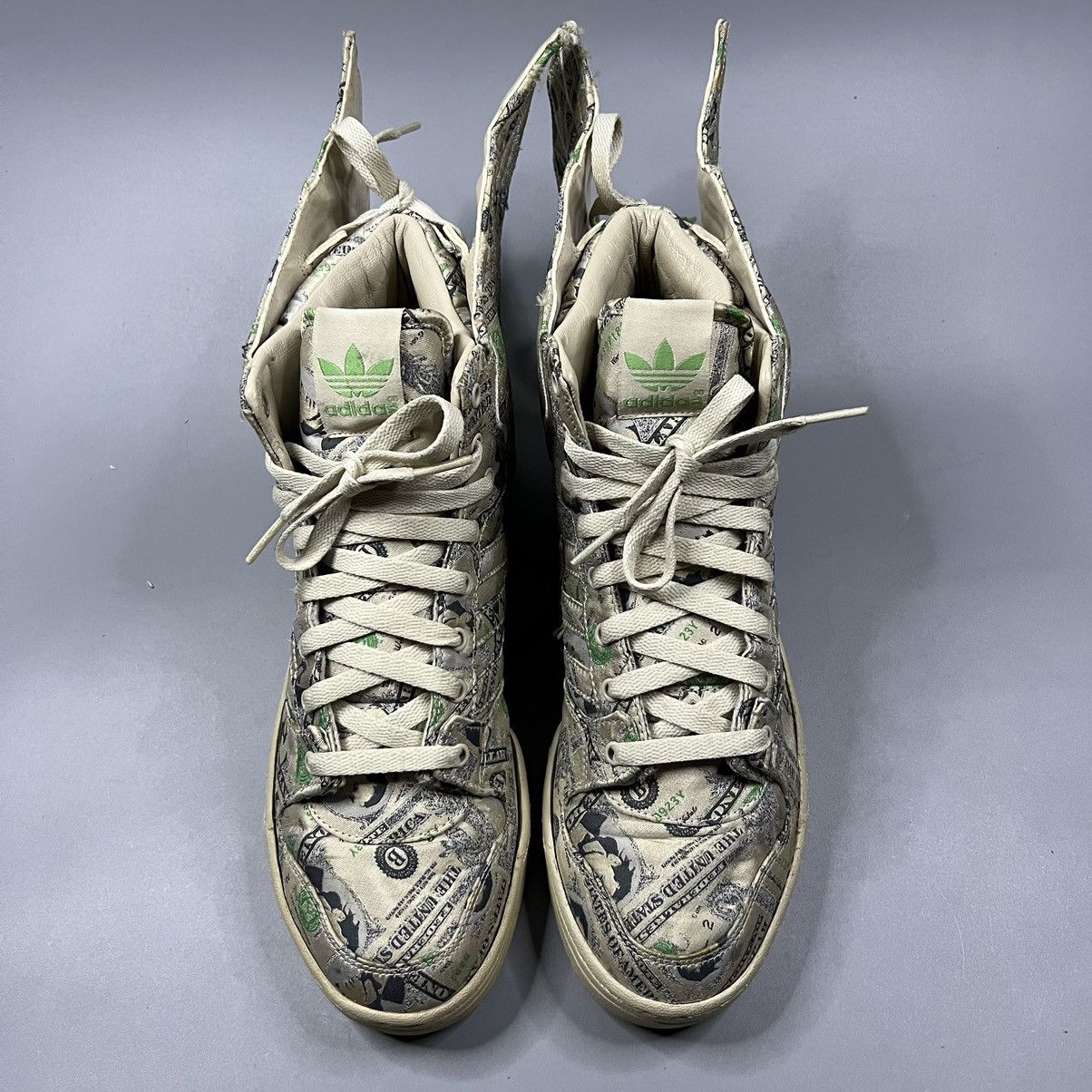 Adidas × Jeremy Scott Adidas Jeremy Scott Wings Money Hi Top Size US 9 / EU 42 - 2 Thumbnail