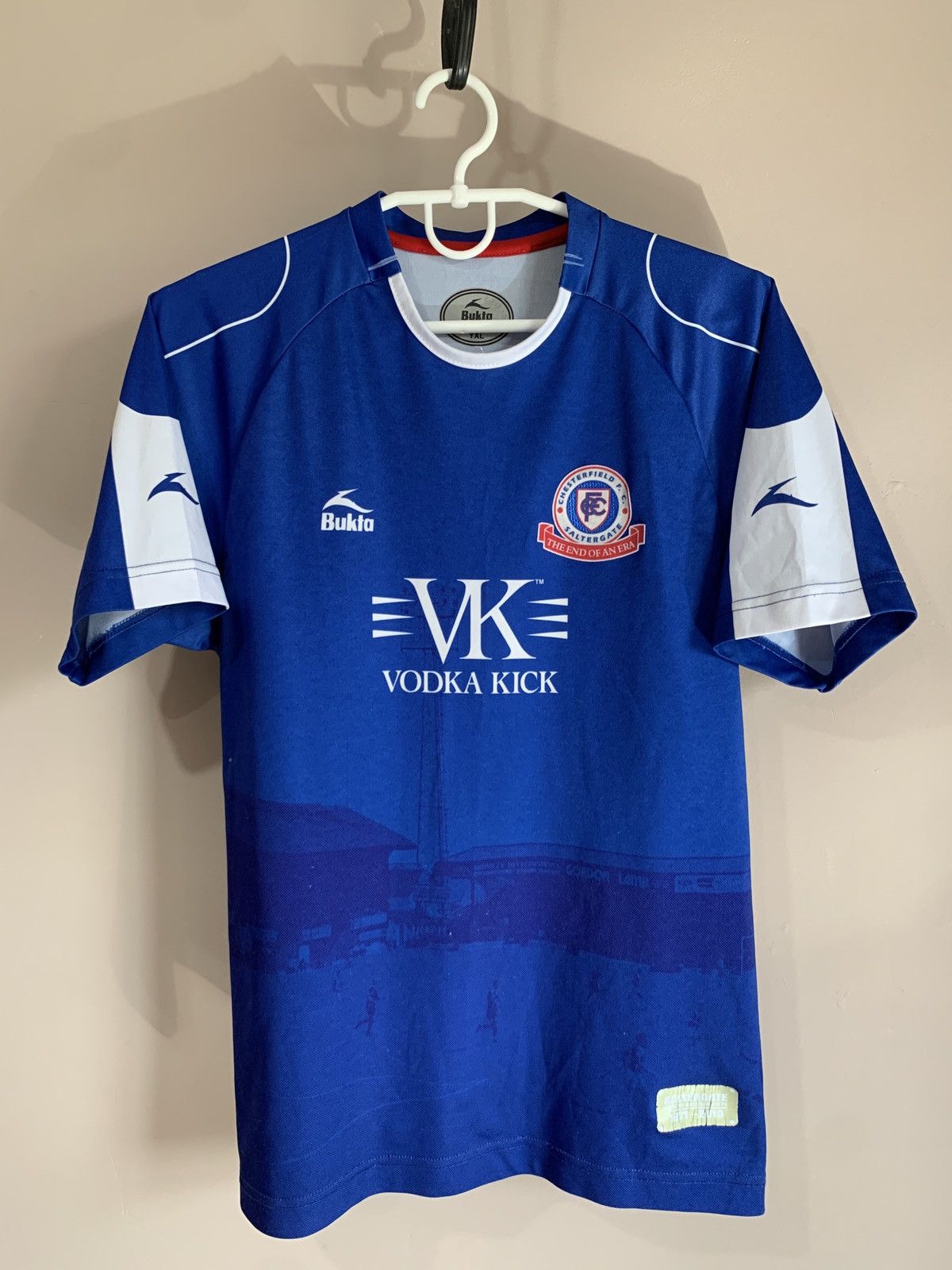 Vintage Chesterfield Home Football Shirt Bukta Soccer Jersey Size XS Size US XS / EU 42 / 0 - 1 Thumbnail