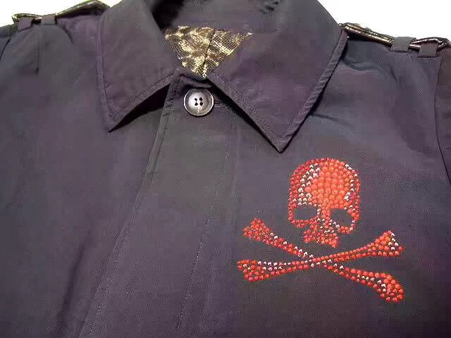 Roen Roen Red Crystal Skull Trench Coat K11 Size US S / EU 44-46 / 1 - 3 Thumbnail