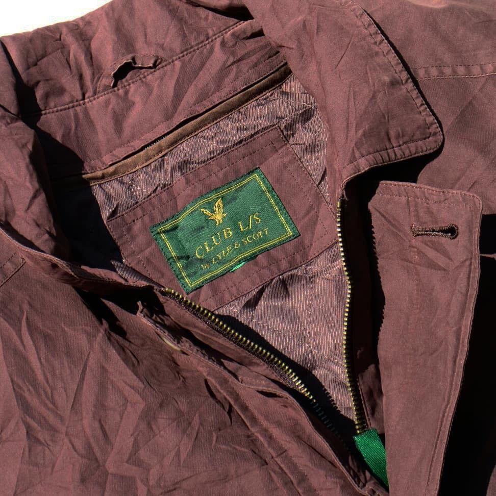Lyle & Scott × Other UK × Vintage Vintage Lyle and scott Scottland Club L/s Series brown Size US L / EU 52-54 / 3 - 2 Thumbnail