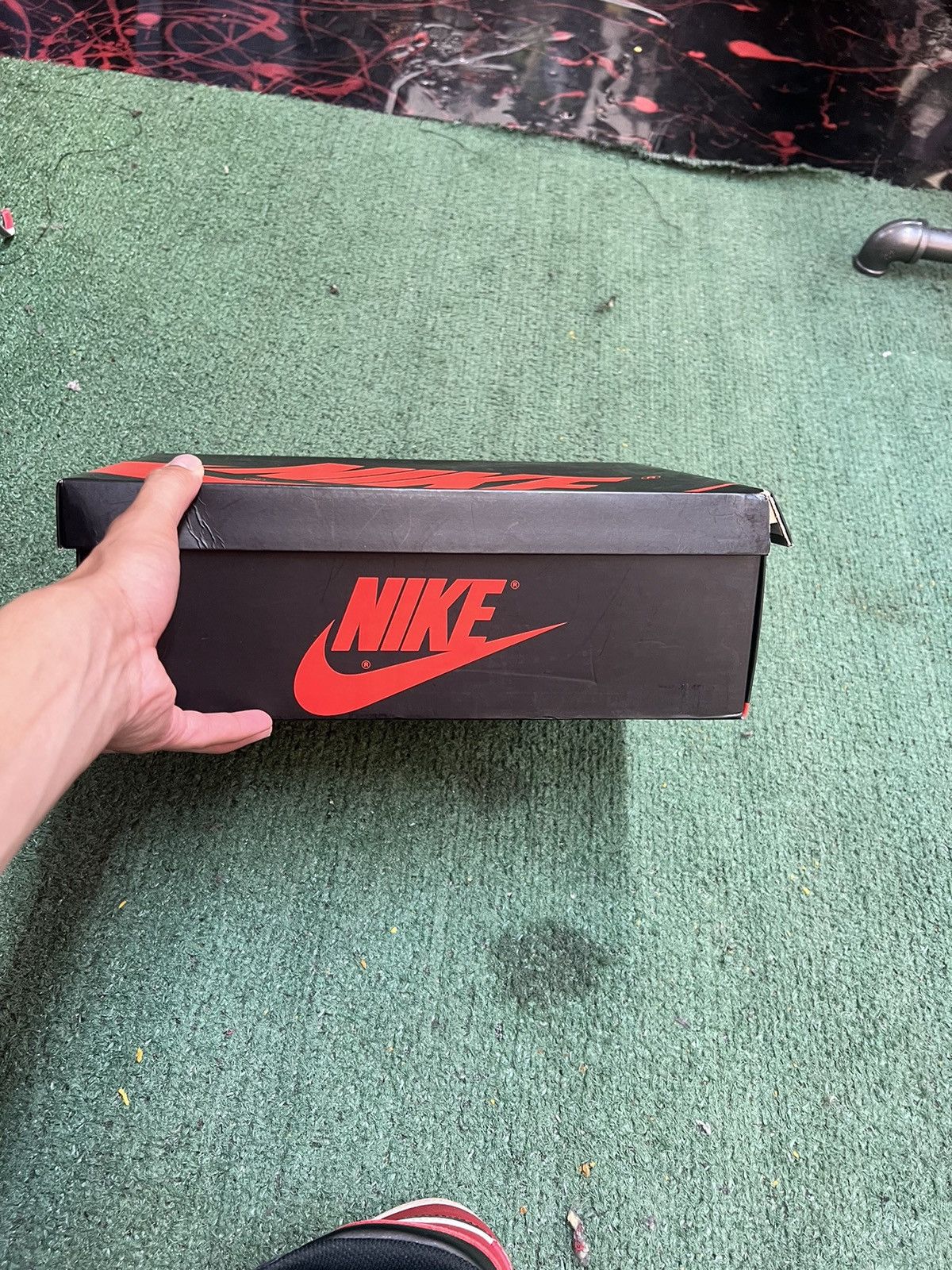 Bred toe retro air jordan 1