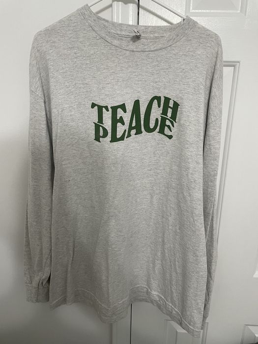 Jjjjound Teach Peace Long Sleeve T-Shirt | Grailed