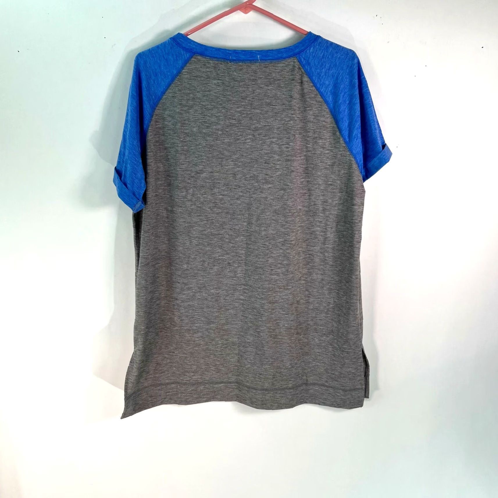 Vintage Temofon Womens Short Sleeves Crew Neck Pullover Heather Gray T Shirt XL Casual Basic Regular Size Gray Size XL / US 12-14 / IT 48-50 - 2 Thumbnail