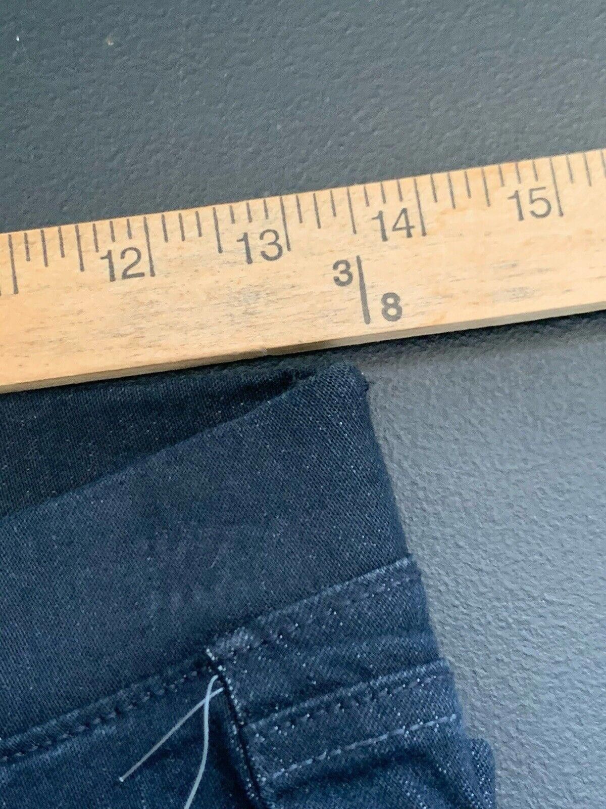 Lee NWT Lee Black Straight Leg Jeans Sz L Super Stretch Pull On Size 36" / US 14 / IT 50 - 6 Thumbnail