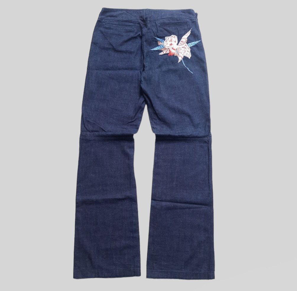 Junko Shimada × Tornado Mart × Yasuyuki Ishii Junko shimada flower embroidery jean Size US 29 - 2 Thumbnail