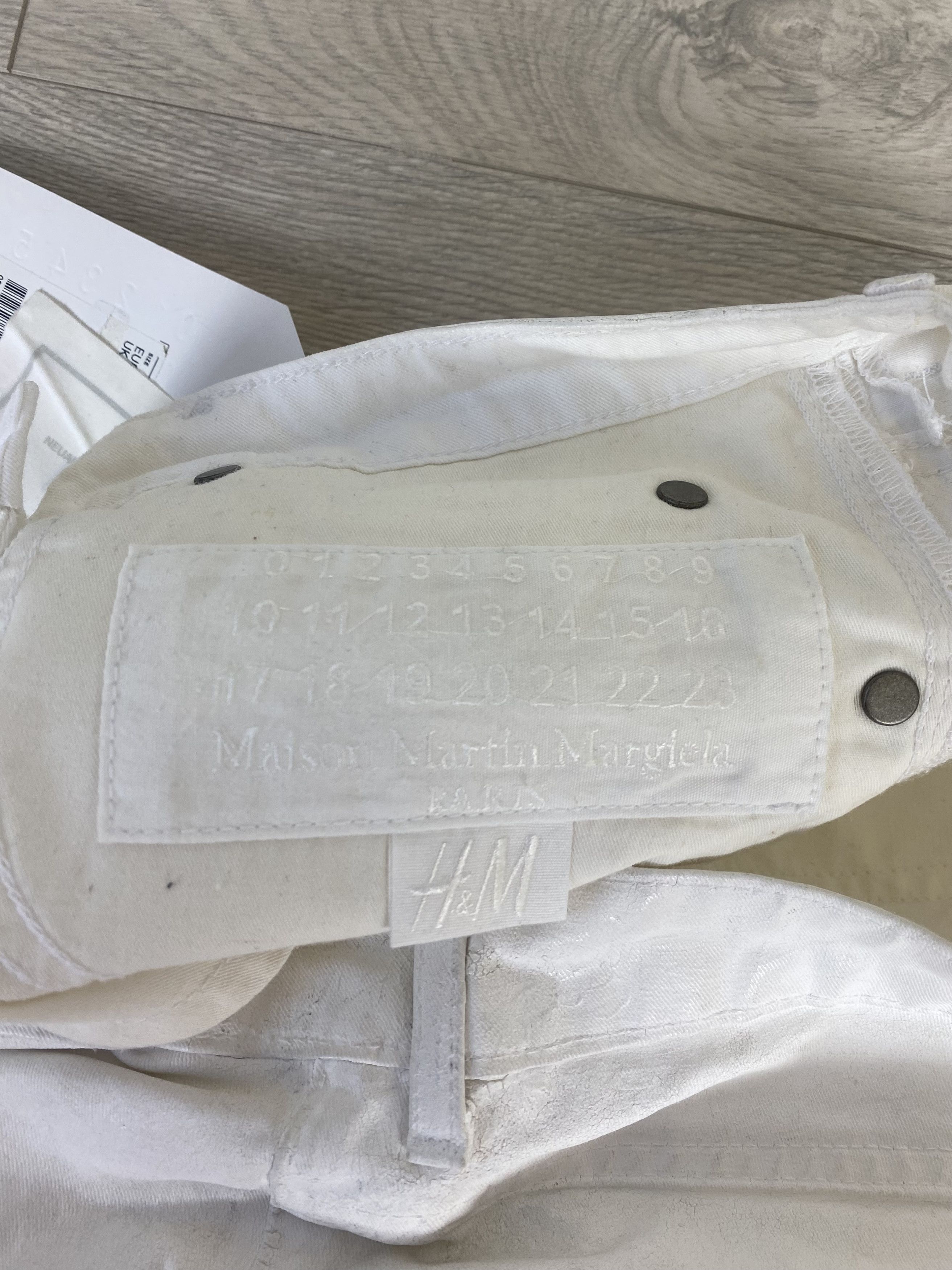 H&M × Maison Margiela Maison Margiela Rare Painted Slim Jeans Size 27" / US 4 / IT 40 - 5 Thumbnail