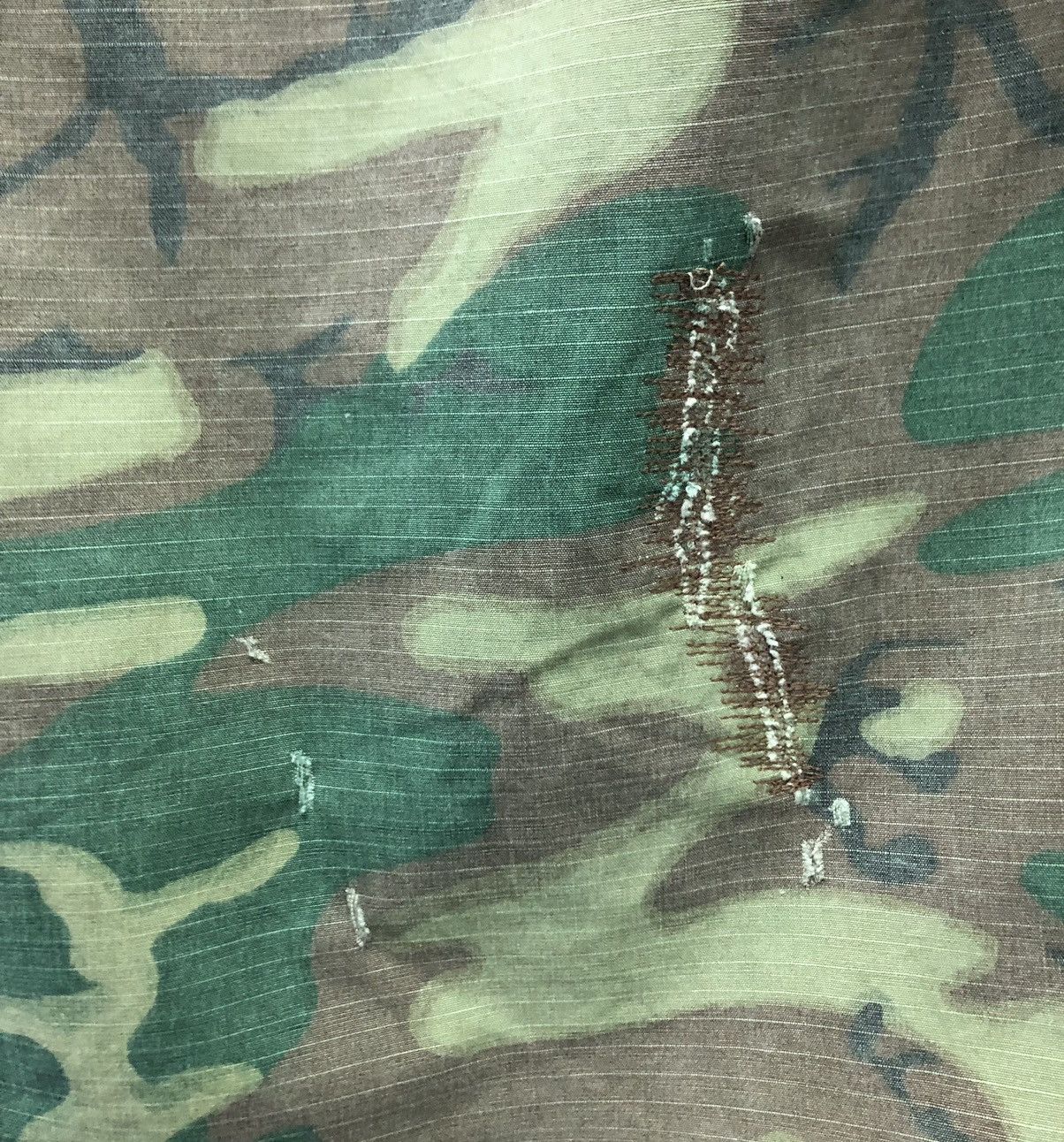 Vintage Vintage Us Army Woodland Camo Military Field Jacket Size US L / EU 52-54 / 3 - 17 Thumbnail