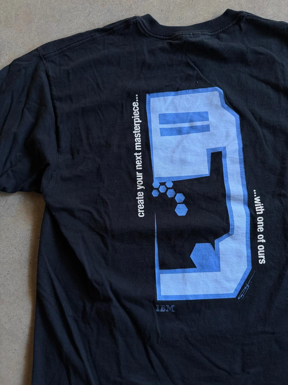 Fruit Of The Loom VTG IBM IntelliStation Create Your Next Masterpiece Tee Sz L Size US L / EU 52-54 / 3 - 3 Thumbnail