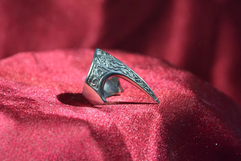 Jewelry Hip-hop Jewelry Rings Open Size Chrome Ring (Size 7-13) Size ONE SIZE - 5 Thumbnail