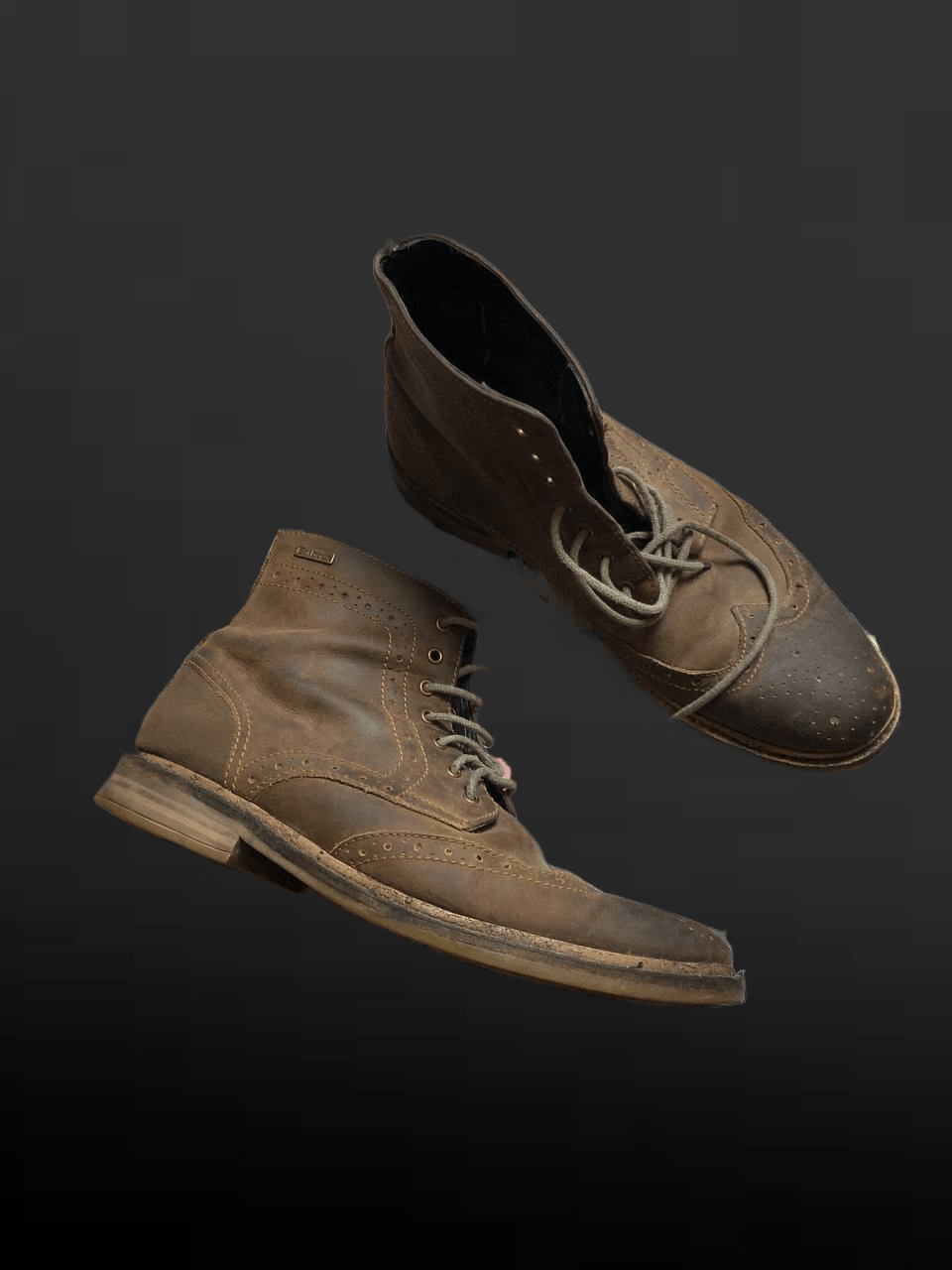 Barbour Barbour Belsay Leather Brogue Boots Size US 10 / EU 43 - 1 Thumbnail