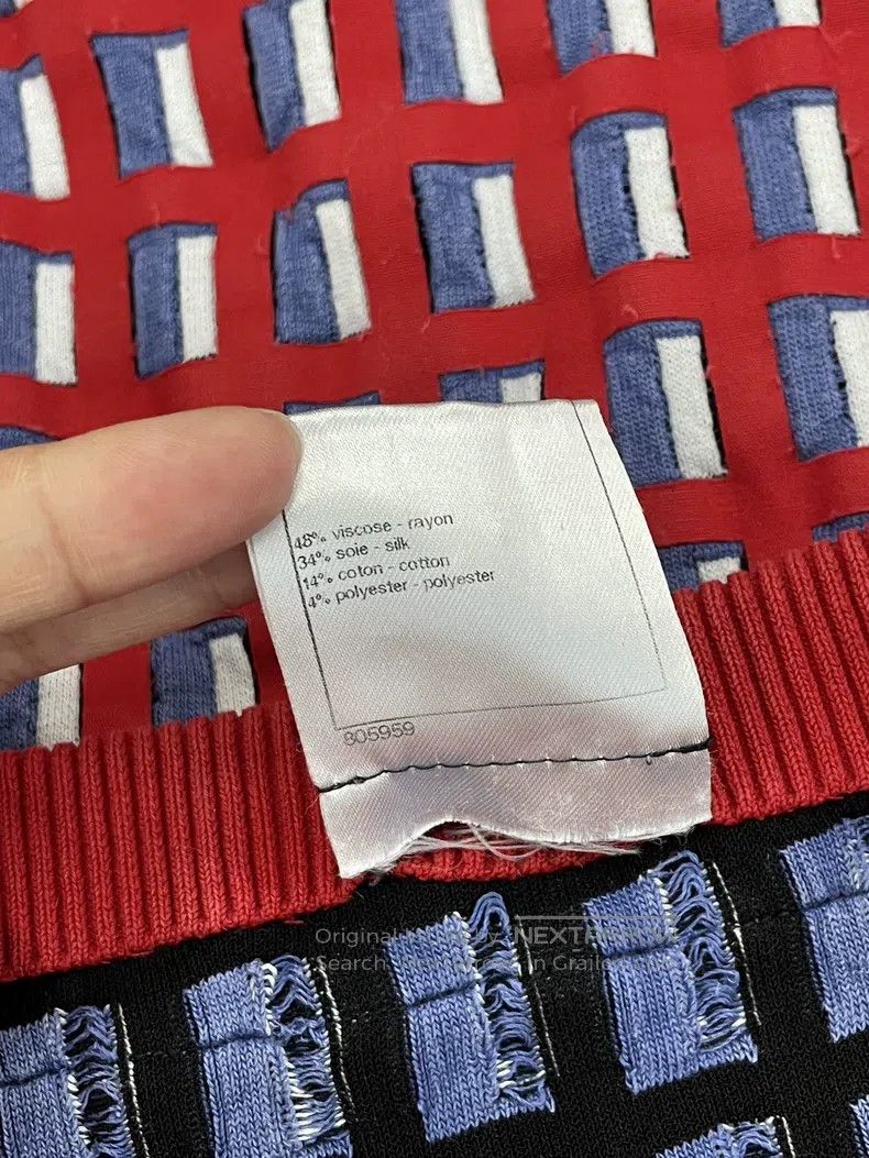 Chanel Chanel 13 Spring and Summer Windmill Series Red Plaid Pear Size XS / US 0-2 / IT 36-38 - 6 Thumbnail