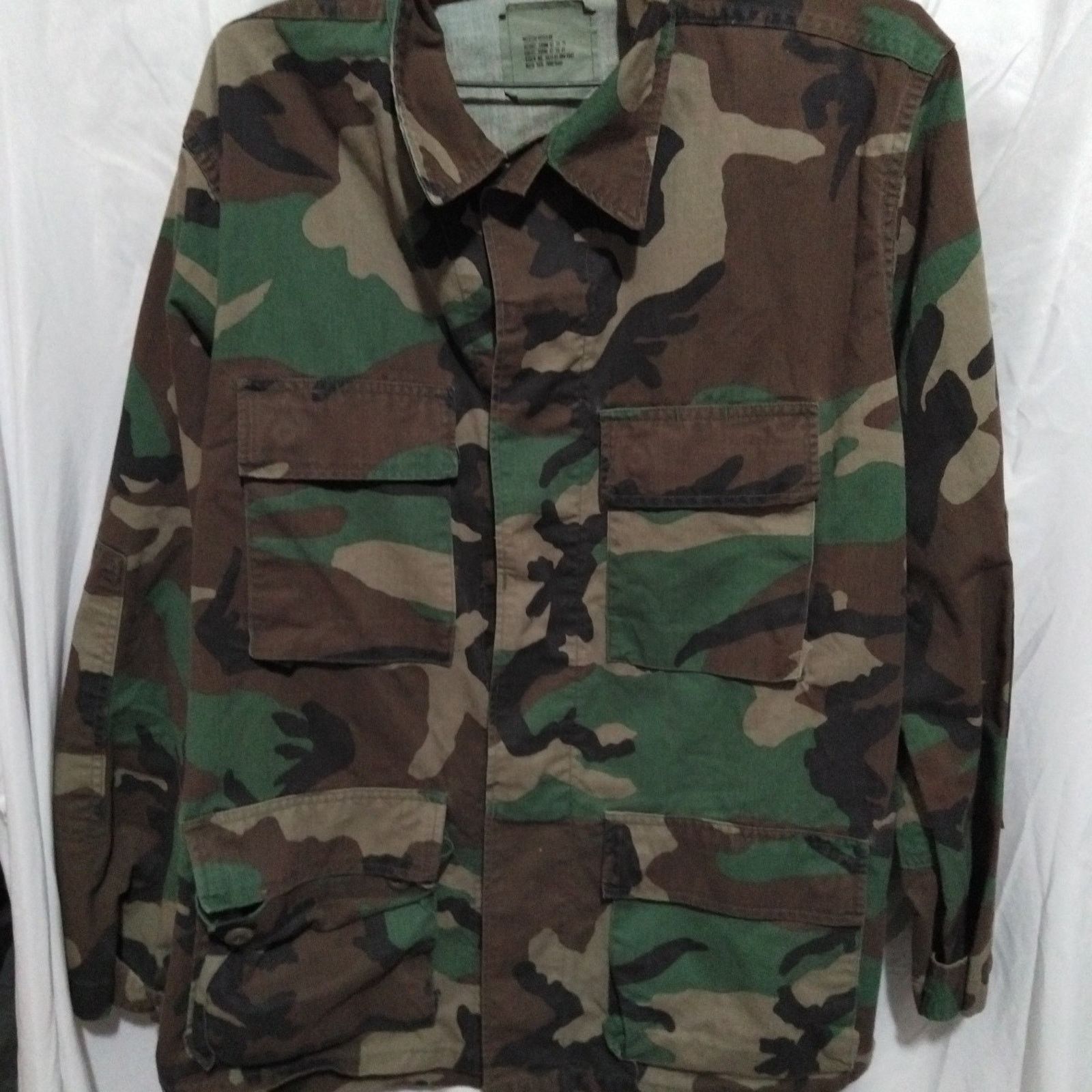 Other Woodland Camo Combat COAT/SHIRT Medium-Regular Size US M / EU 48-50 / 2 - 1 Thumbnail