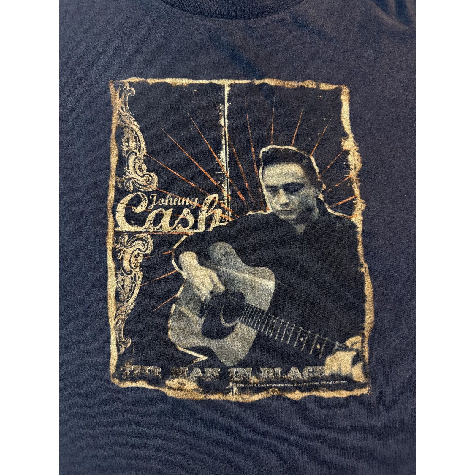 Zion Rootswear Vintage Johnny Cash TShirt XL Zion Rootswear Western Y2K Size US XL / EU 56 / 4 - 2 Thumbnail