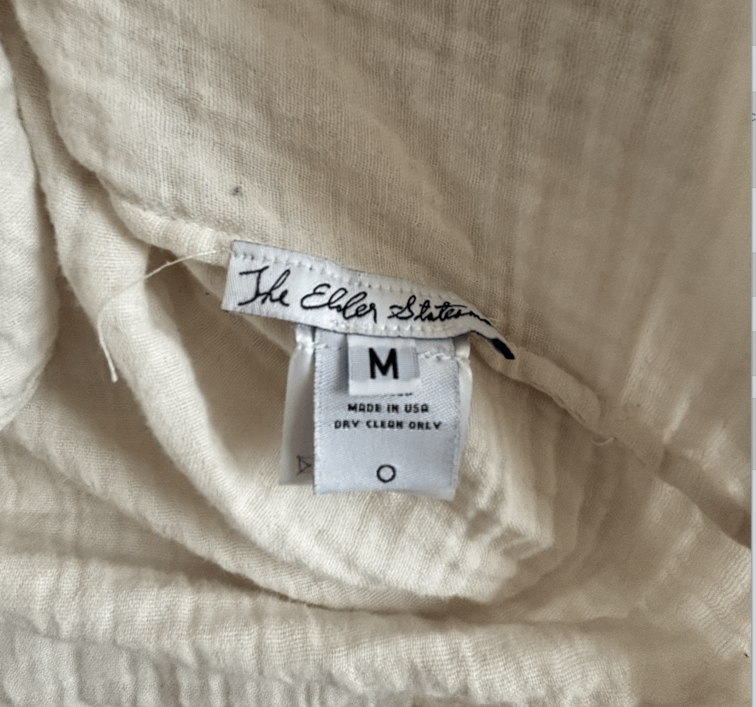 The Elder Statesman Elder Statesman Beige Flowy Gauze Shirt Size US XL / EU 56 / 4 - 3 Thumbnail