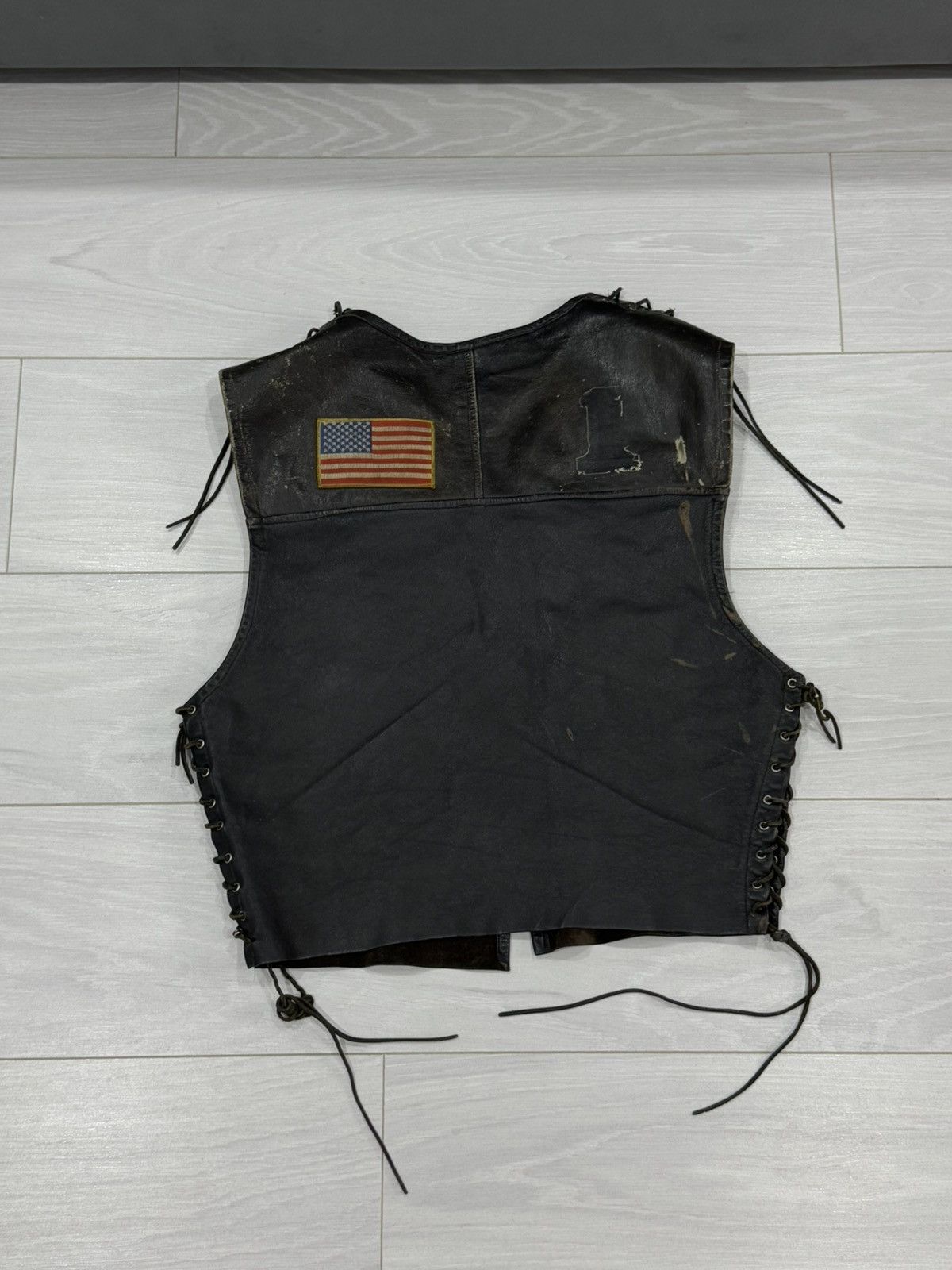 Vintage Vintage Patchwork Early 80s Distressed Harley Davidson Vest Size US S / EU 44-46 / 1 - 8 Thumbnail