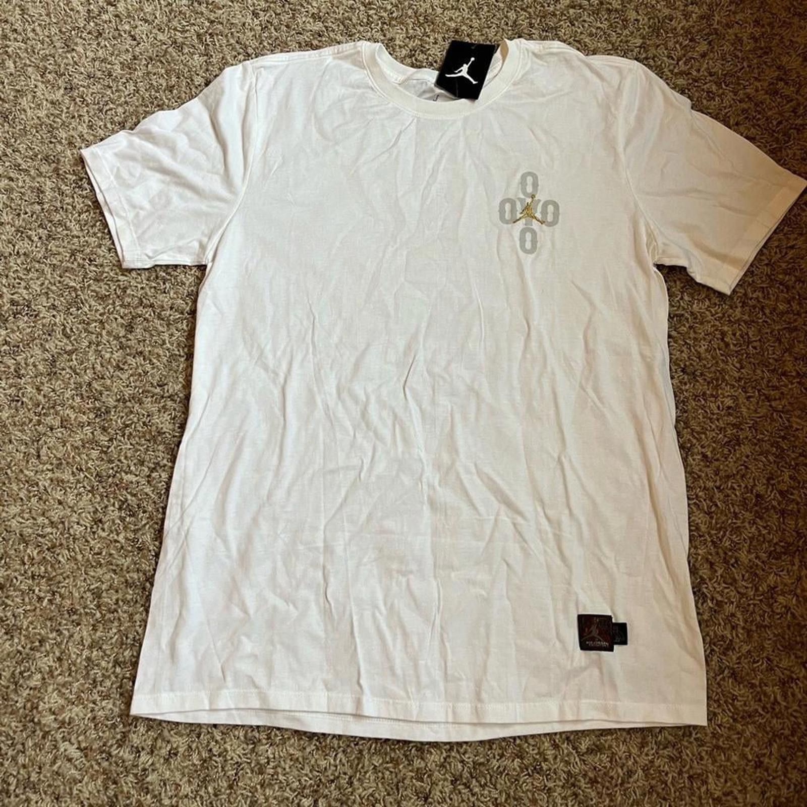 Jordan Brand Air Jordan 10 OVO T-Shirt White/Gold RARE Size US L / EU 52-54 / 3 - 1 Thumbnail