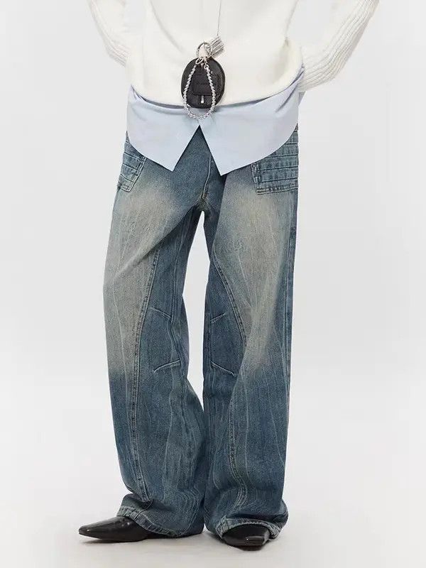 VIBE Vintage straight wash street hip hop Y2K jeans Size US 30 / EU 46 - 8 Thumbnail
