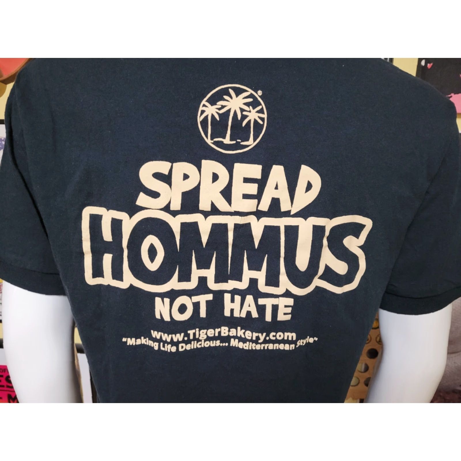 Gildan Tiger Bakery Spread Hommus Not Hate Polo Shirt Large Toledo OH Restaurant Golf Shirt Size US L / EU 52-54 / 3 - 4 Thumbnail