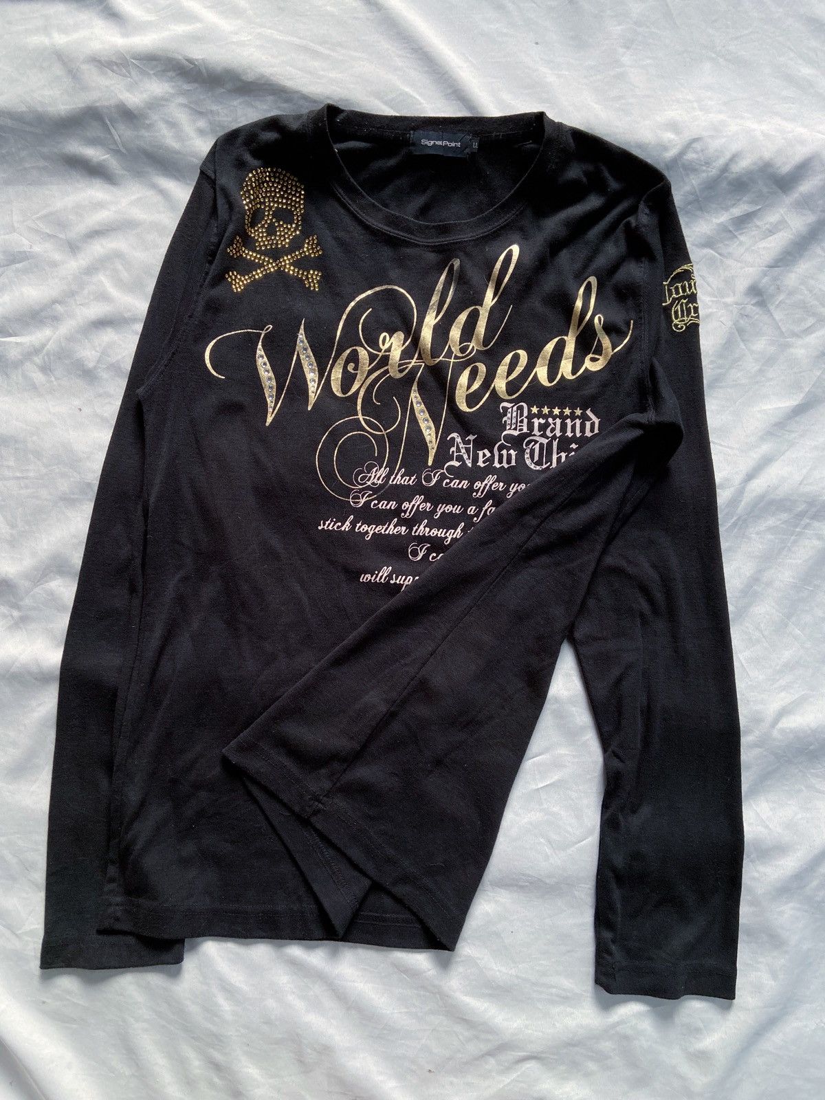If Six Was Nine SIGNAL POINT POEM LONG SLEEVE Size US L / EU 52-54 / 3 - 3 Thumbnail
