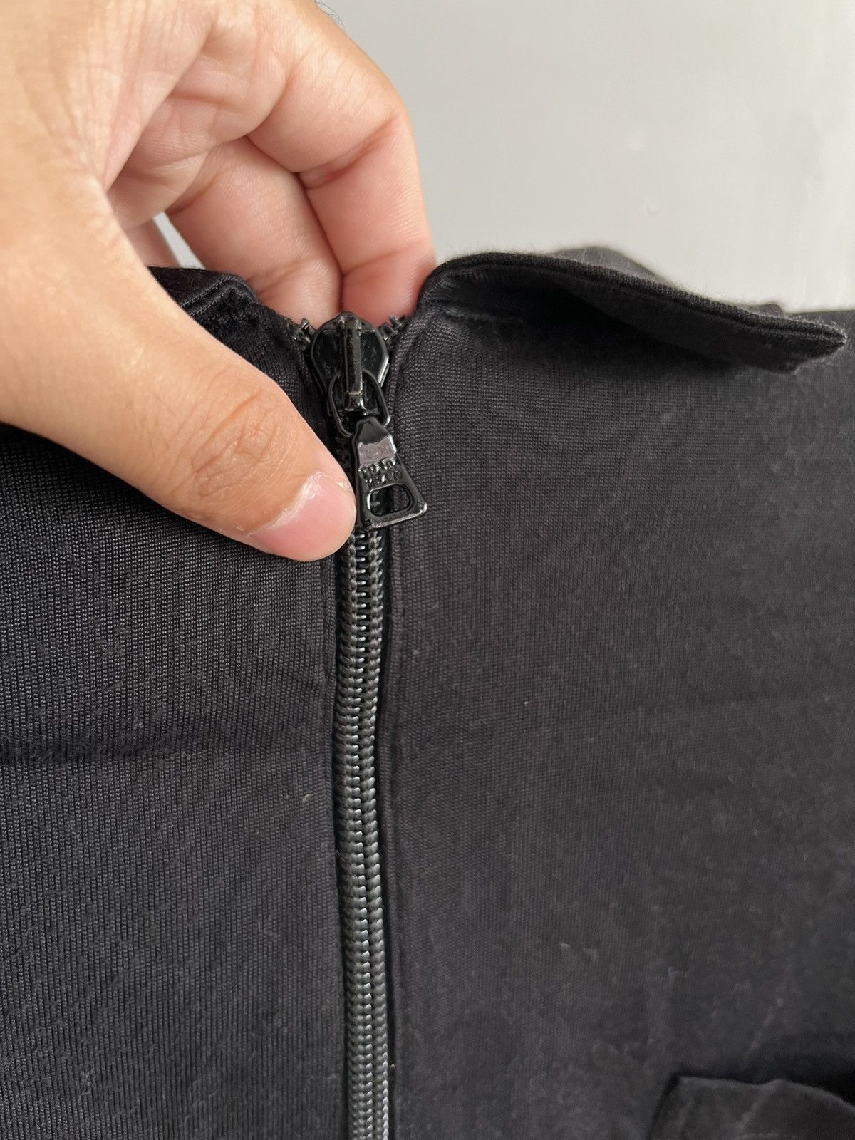 Prada Vintage Prada Half Zip Cotton/Rayon Long Sleeves Size US L / EU 52-54 / 3 - 6 Thumbnail