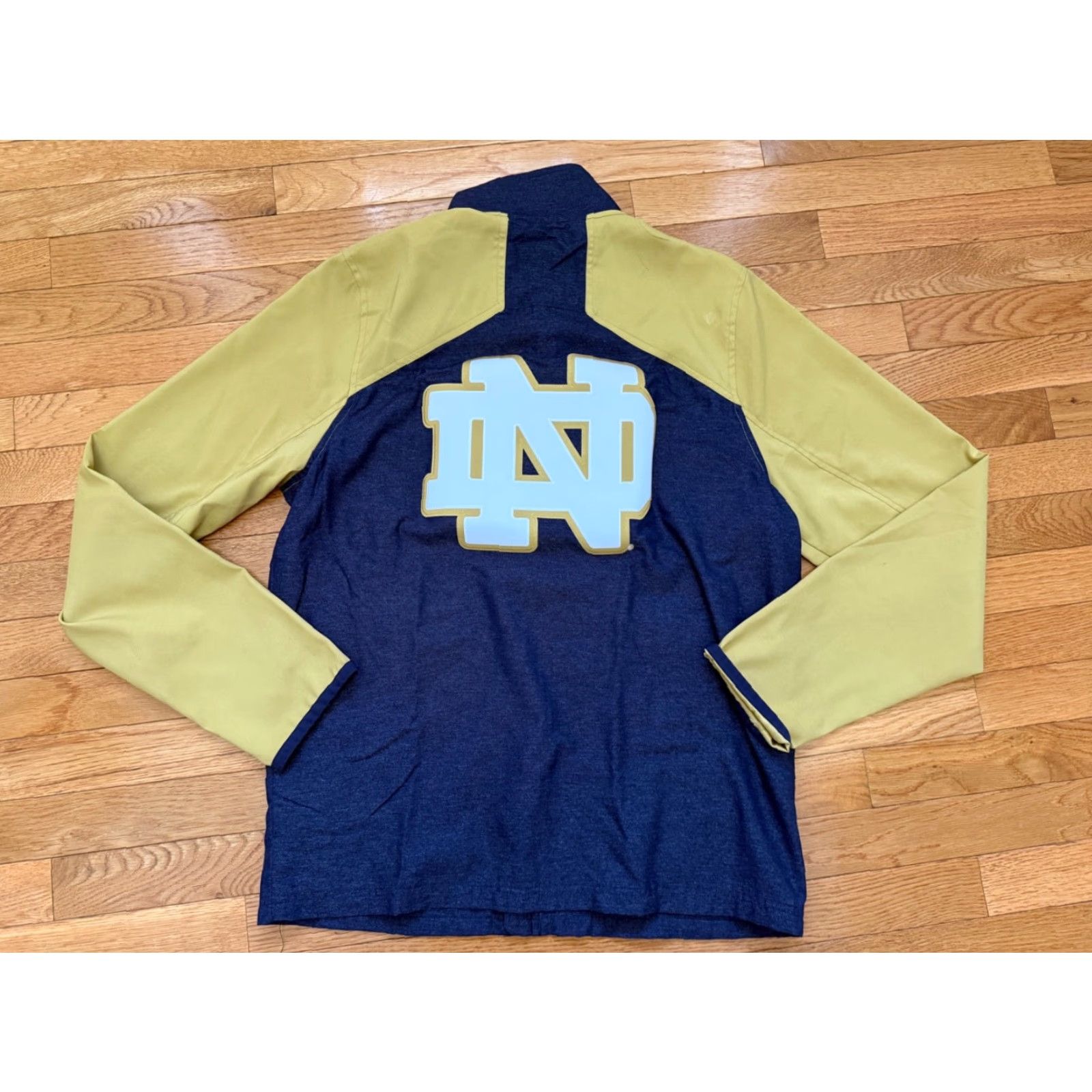 Under Armour Under Armour Notre Dame On Field Jacket Mens M Full Zip Pullover All Seasons Multicolor City College USA 2000s Mens Size US M / EU 48-50 / 2 - 2 Thumbnail