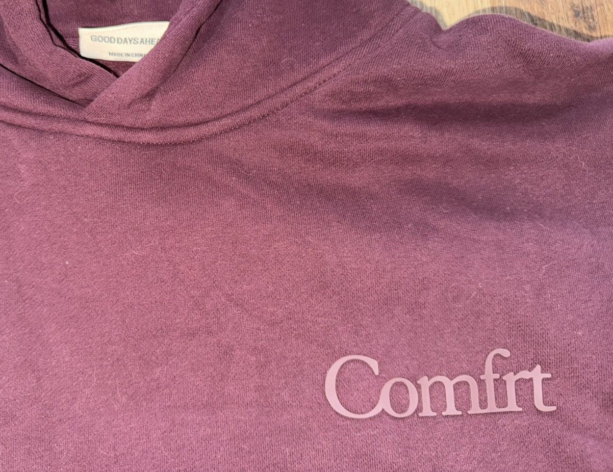 Comfort Colors Comfrt Maroon burgundy, oversized hoodie, medium Size US M / EU 48-50 / 2 - 3 Thumbnail