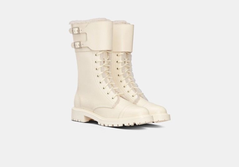 Dior o1w1db11125 KCI779 D-Trap Ankle Boots in White Size US 9 / IT 39 - 2 Thumbnail