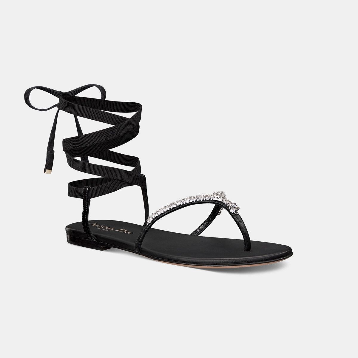 Dior o1bcso1str0225 Sunset Thong Sandal in Black Size US 9 / IT 39 - 2 Thumbnail