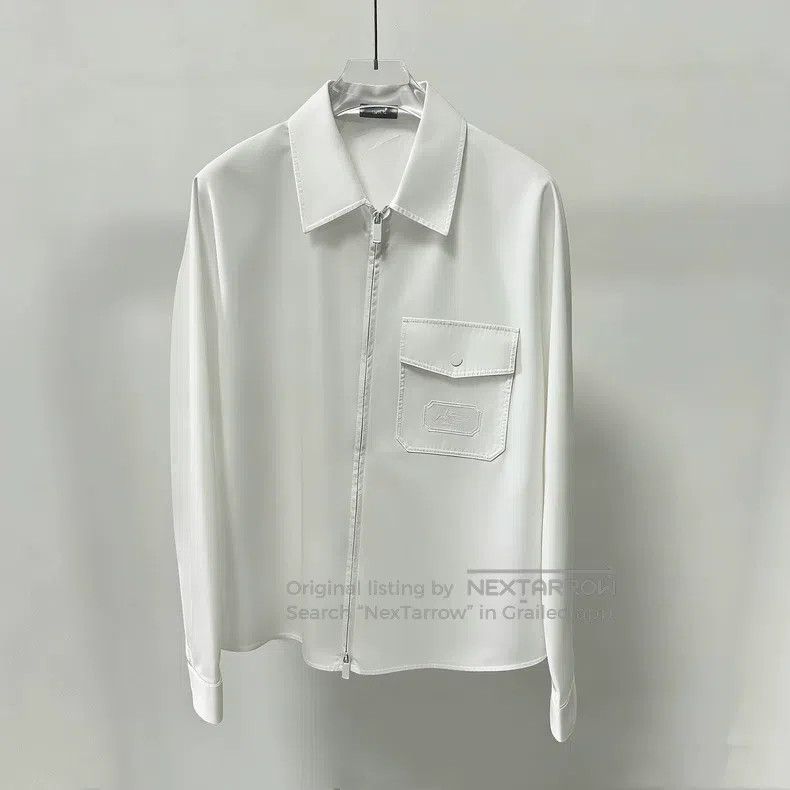 Dior Dior White letter embroidery, cotton zipper, long-sleeved Size US M / EU 48-50 / 2 - 1 Thumbnail