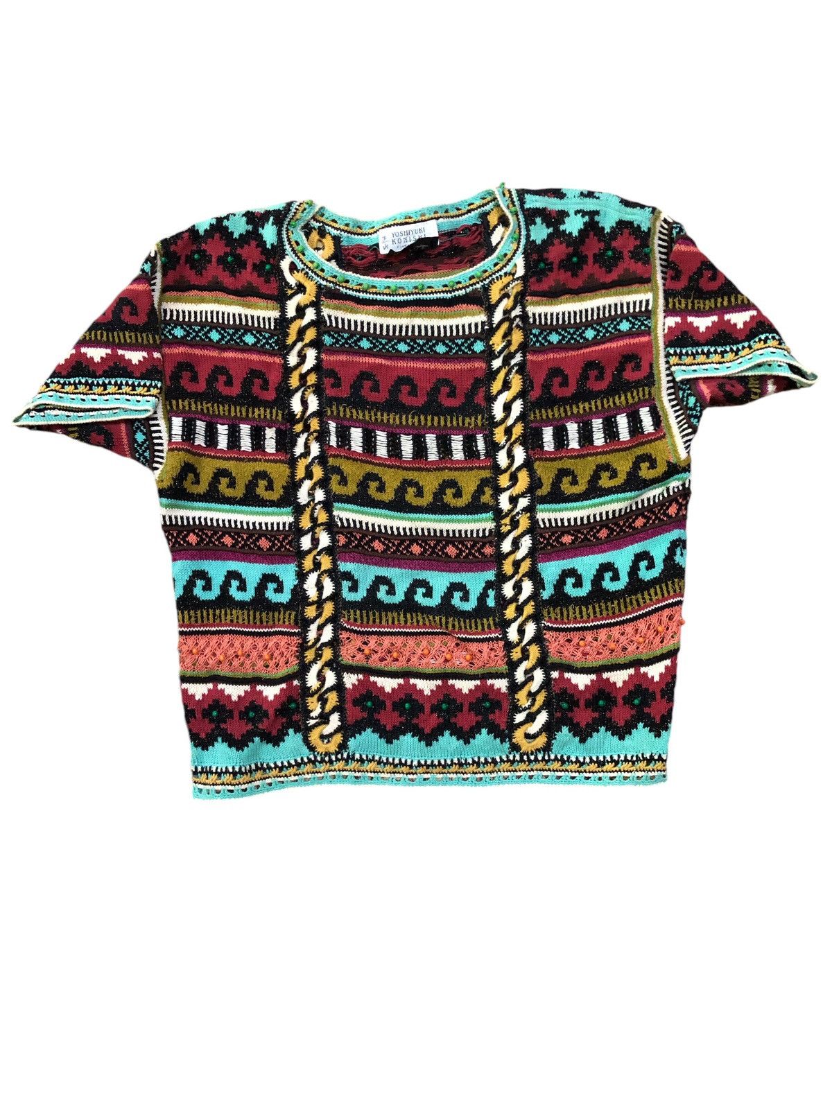 Yoshiyuki Konishi Yoshiyuki Konichi Ficce Uomo handknit top Size M / US 6-8 / IT 42-44 - 2 Thumbnail