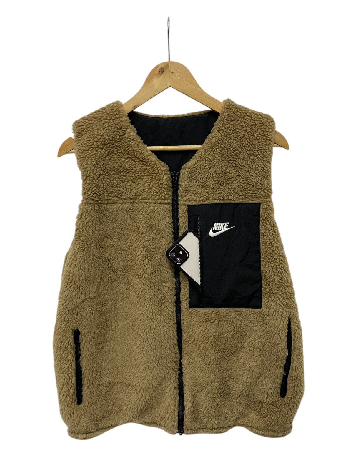 Nike Nike Club Reversible Winterized Fleece Vest Size US M / EU 48-50 / 2 - 1 Thumbnail