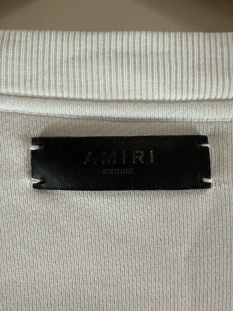 Amiri Amiri logo white hoodie Size US M / EU 48-50 / 2 - 3 Thumbnail