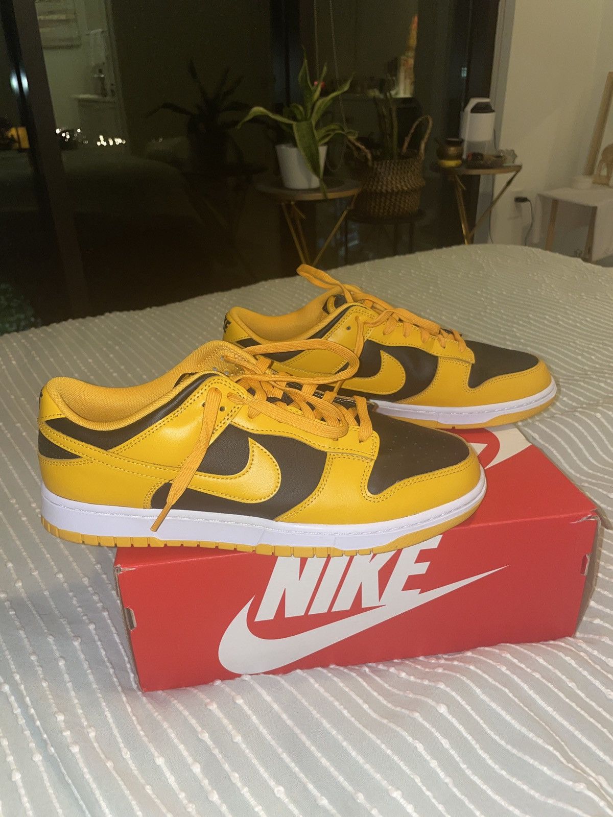 Nike Nike Dunk Low Retro ‘Goldenrod’ Size US 12 / EU 45 - 4 Thumbnail