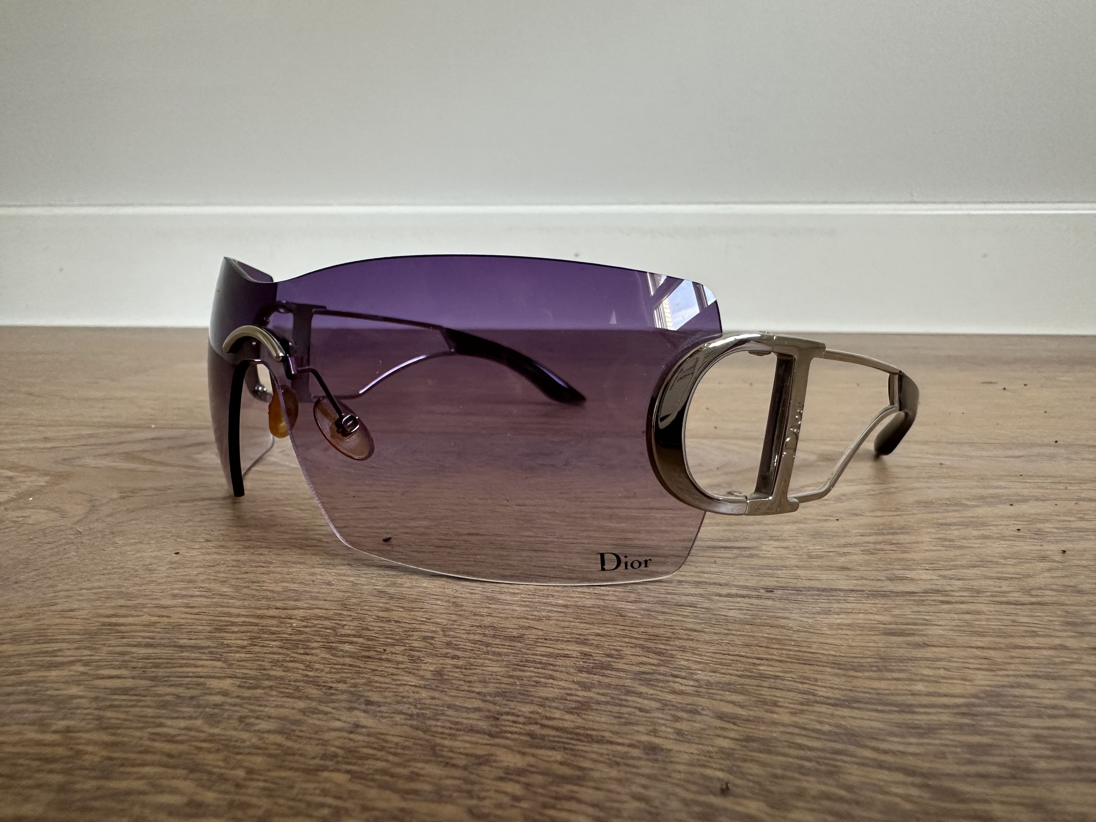 Dior Vintage Christian Dior Diorly 1 Silver Size ONE SIZE - 2 Thumbnail
