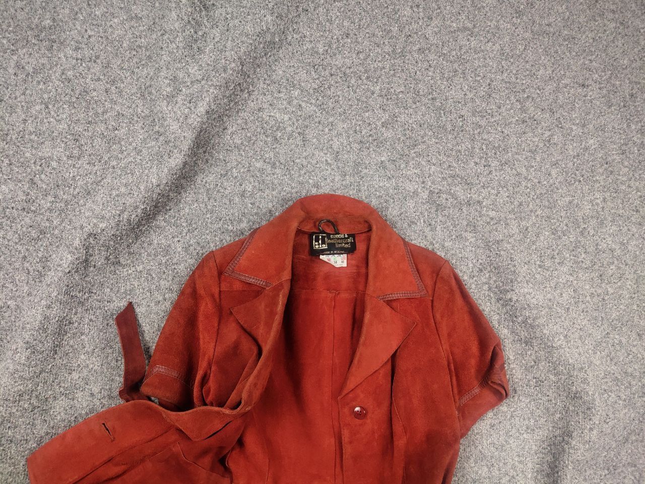 Vintage Vintage 60s Limited Suede Leather Short sleeve Blazer Jacket Size L / US 10 / IT 46 - 2 Thumbnail