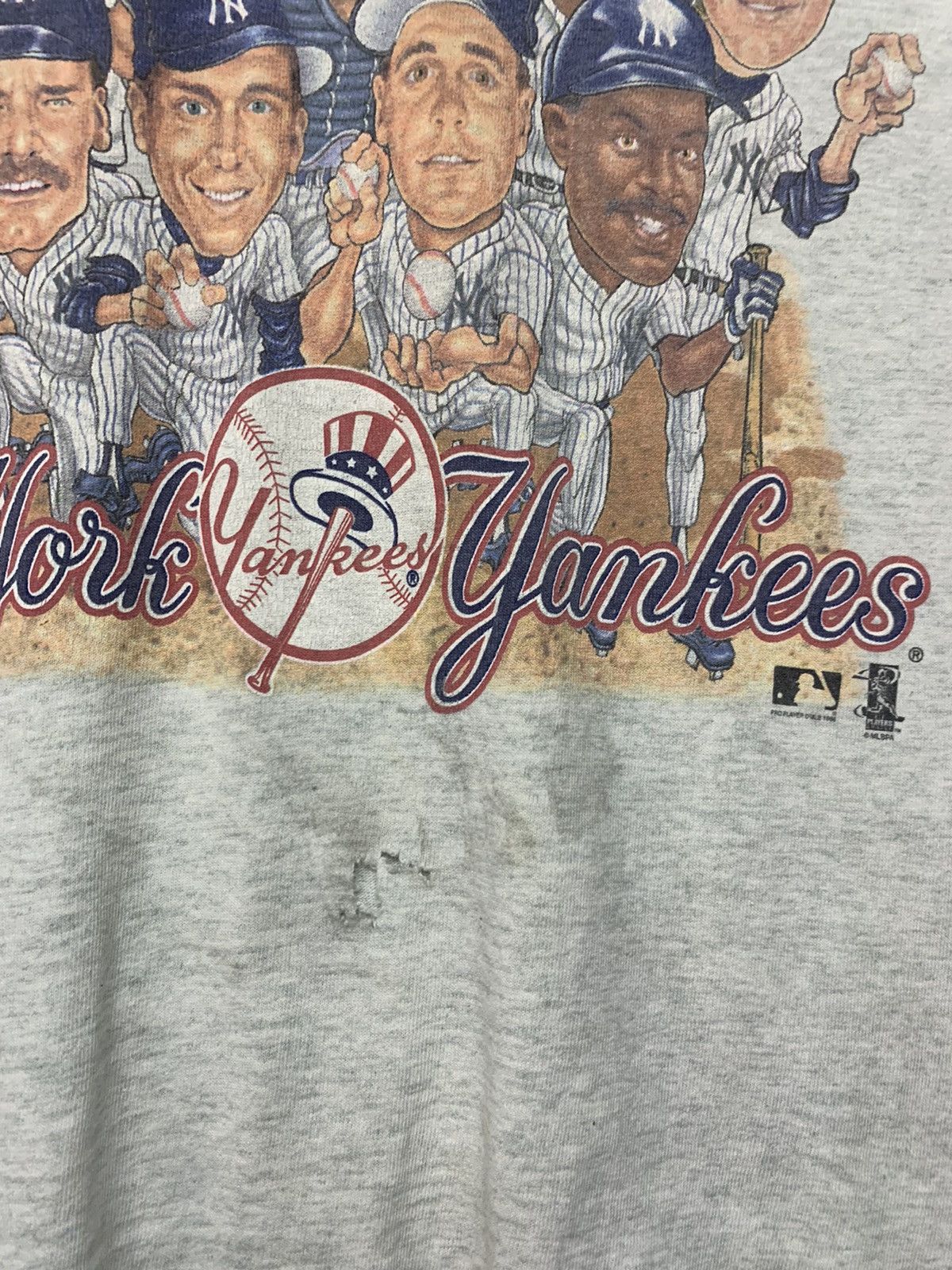 MLB × New York Yankees × Vintage Vintage 90's Mlb All Player New York Yankees T Shirt Size US M / EU 48-50 / 2 - 7 Thumbnail