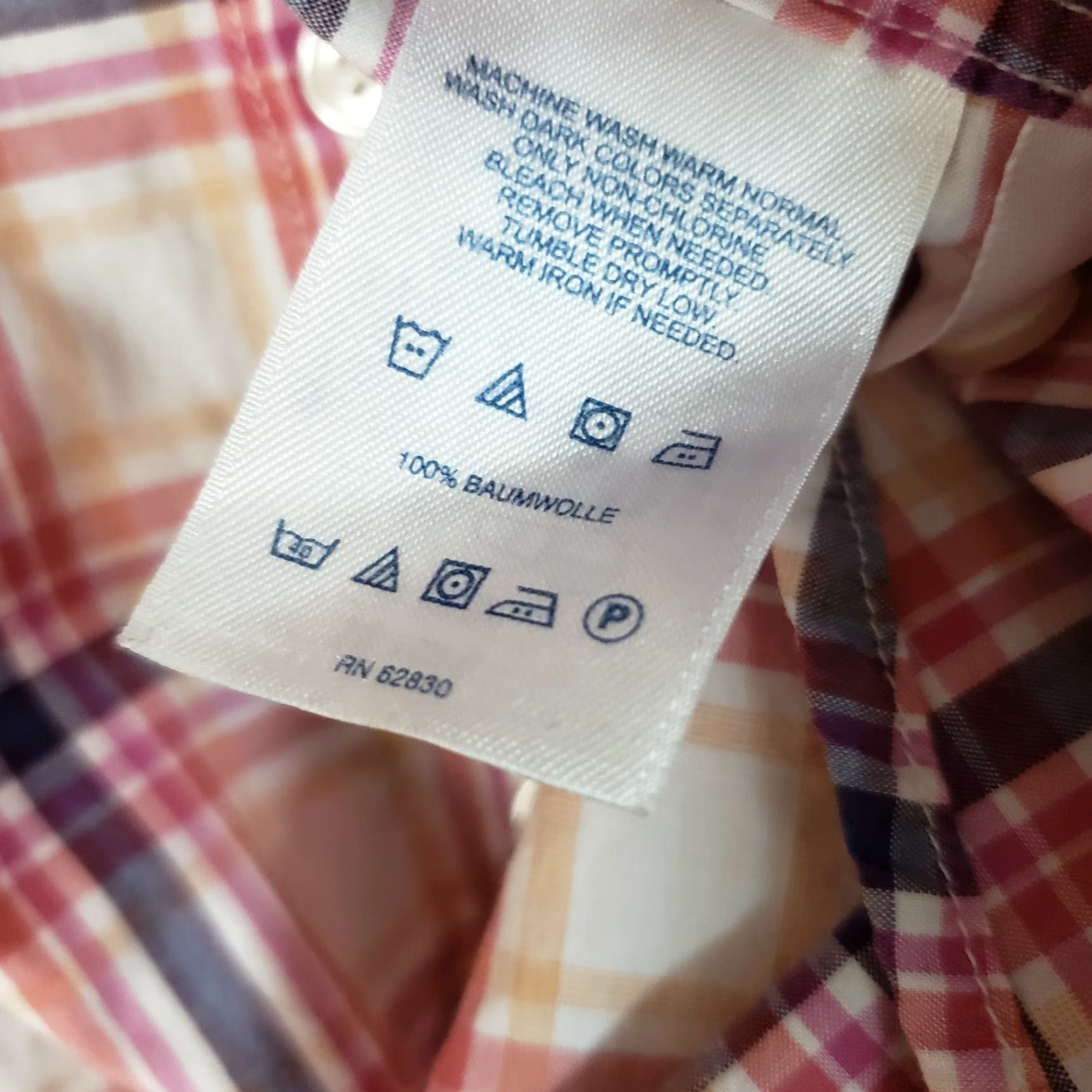 Lands' End Lands End Womens Button Front Shirt Sz 2 Pink Plaid Long Sleeve 100% Cotton Casual Shirt Womens Size XS / US 0-2 / IT 36-38 - 5 Thumbnail