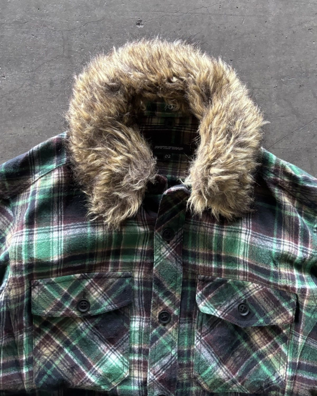 Japanese Brand Japanese Rattler Trap Fur Button Up Shirt Size US M / EU 48-50 / 2 - 2 Thumbnail