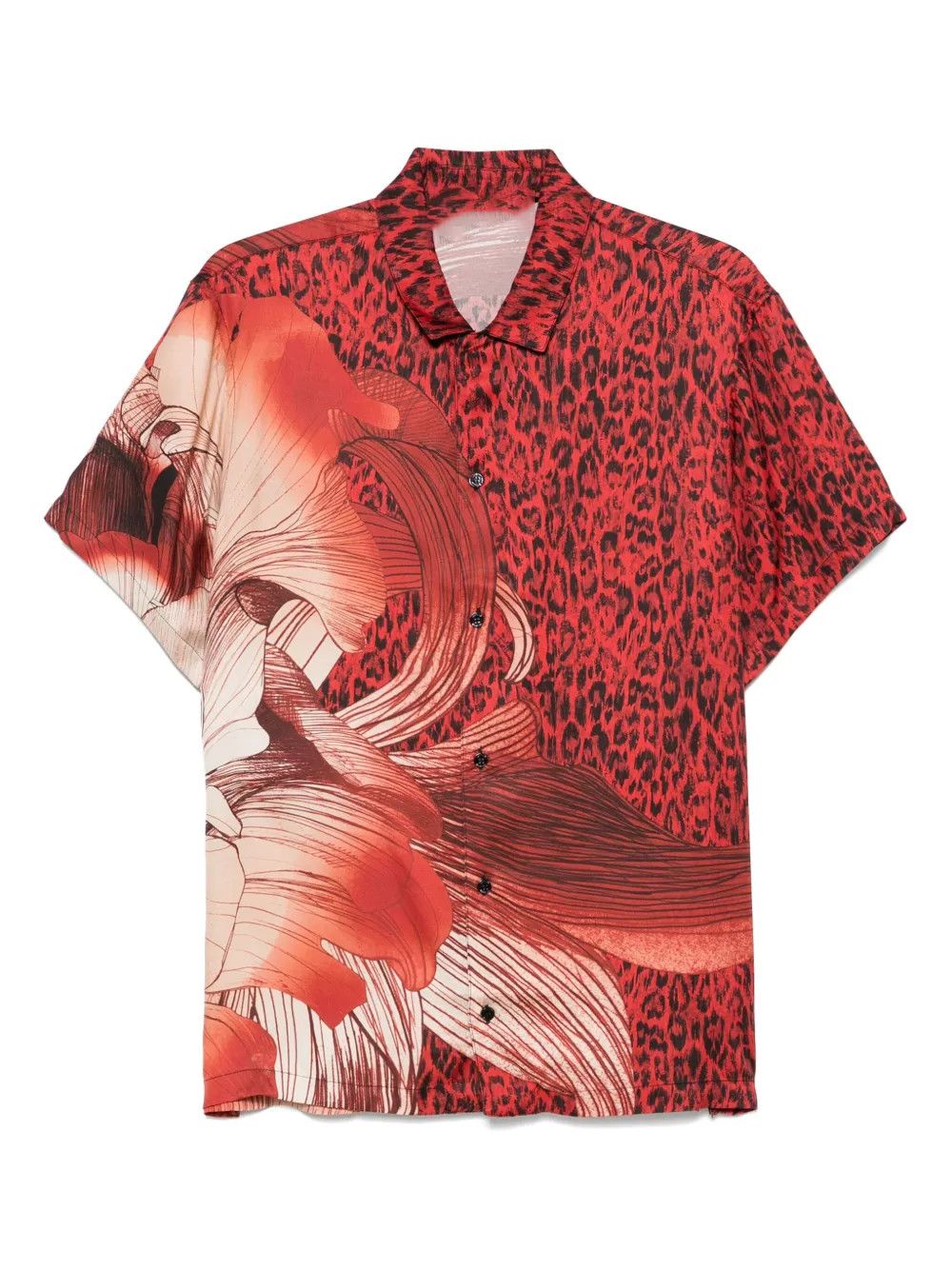Other Printed Shirt | Red – Men’s Casual Short-Sleeve Shirt Size US L / EU 52-54 / 3 - 3 Thumbnail