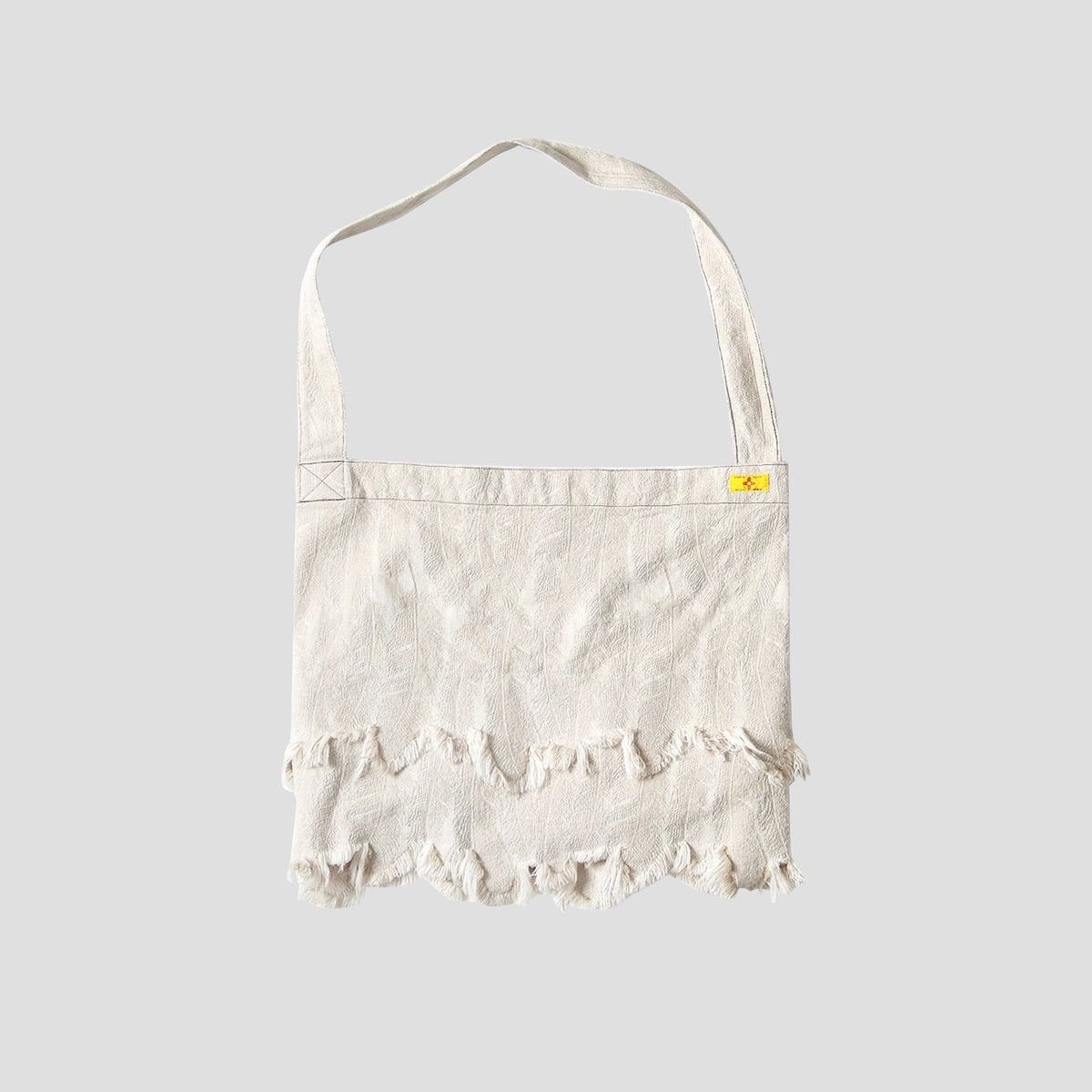 Kapital Kapital 12oz Feather White Denim Book Bag Size ONE SIZE - 1 Thumbnail