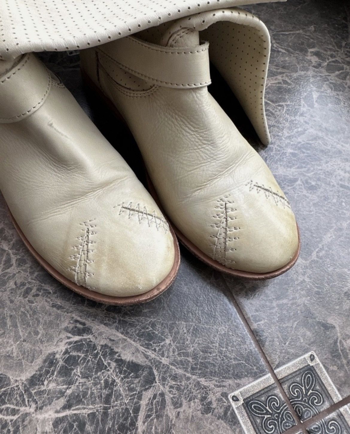 Marithe + Francois Girbaud Vintage Marithé François Girbaud Leather Ankle Boots Women Size US 8 / IT 38 - 7 Thumbnail