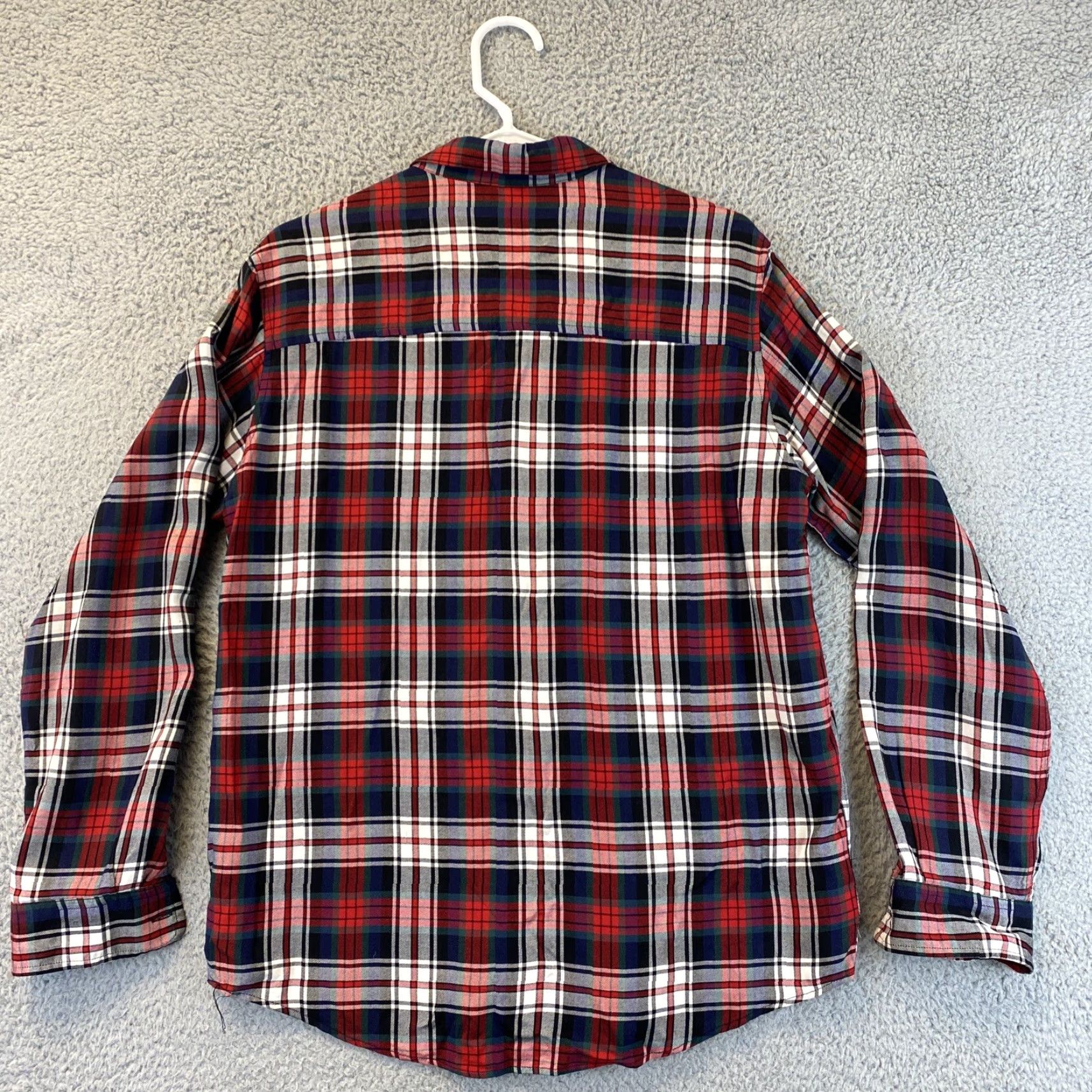 Eddie Bauer Eddie Bauer Shirt Womens Small Red Plaid Flannel Long Sleeve Button Casual Cotton Blend 72-12 Womens Size S / US 4 / IT 40 - 6 Thumbnail