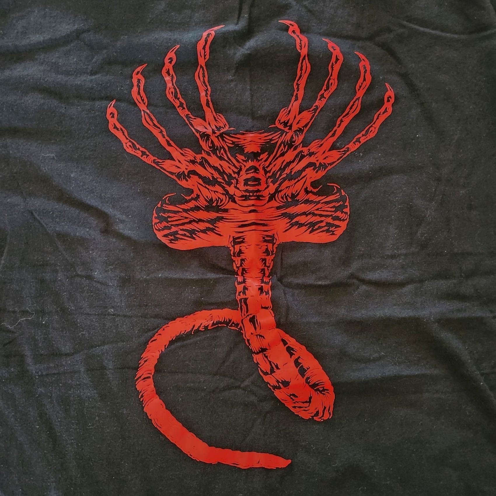 Vintage Rare Alien Face Hugger Xenomorph T-Shirt Tee Mens 2XL Black Covenant Official Size US XXL / EU 58 / 5 - 2 Thumbnail