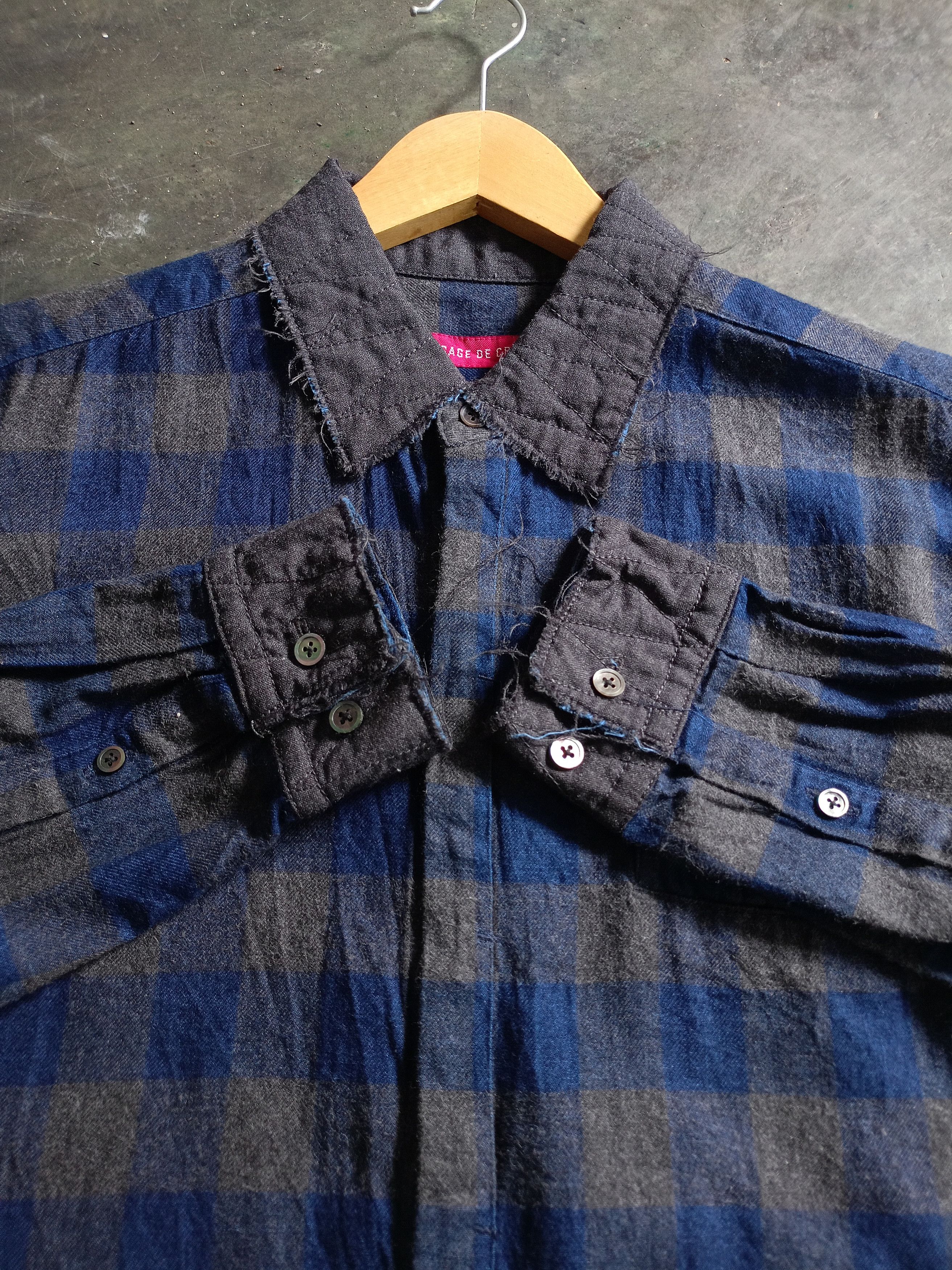 Sage De Cret Sage De Cret Long Sleeve Flanel Button Shirts Size US M / EU 48-50 / 2 - 5 Thumbnail