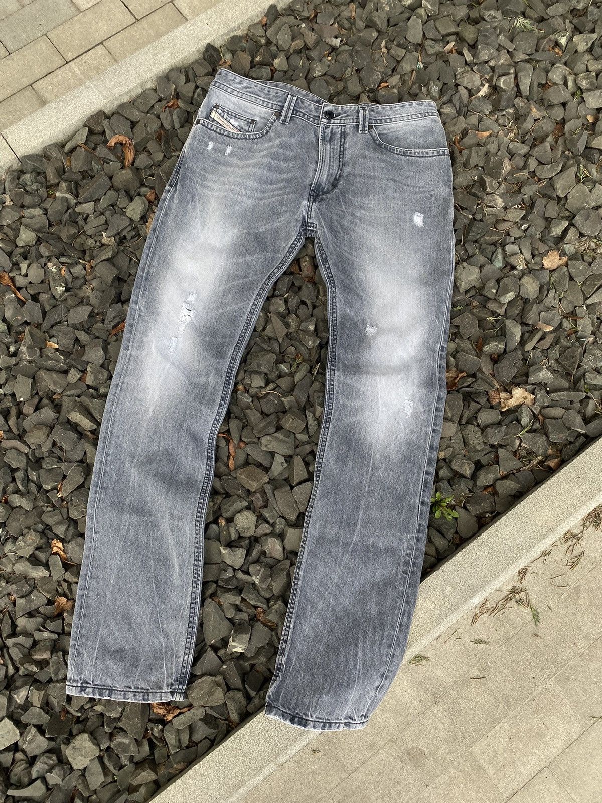 Diesel × Vintage Vintage Diesel pants washed black Size US 32 / EU 48 - 4 Thumbnail
