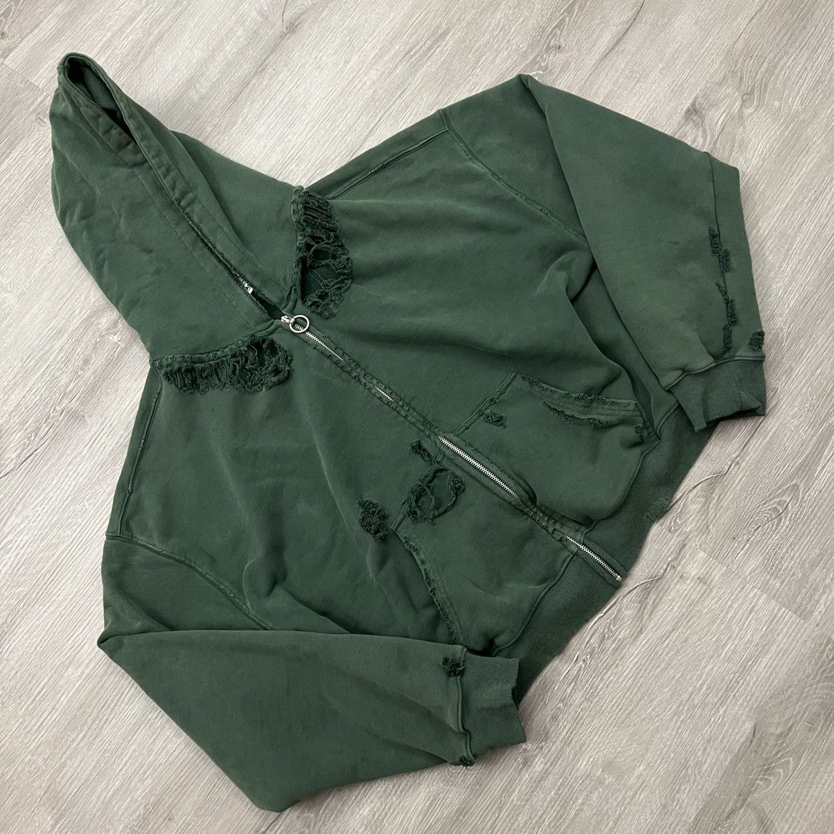 トップス VALE FOREVER HULK ARMOR ZIP UP HOODIE Buy Vale Forever Hulk Armor Zip Up Hoodie 'Green' - 11451