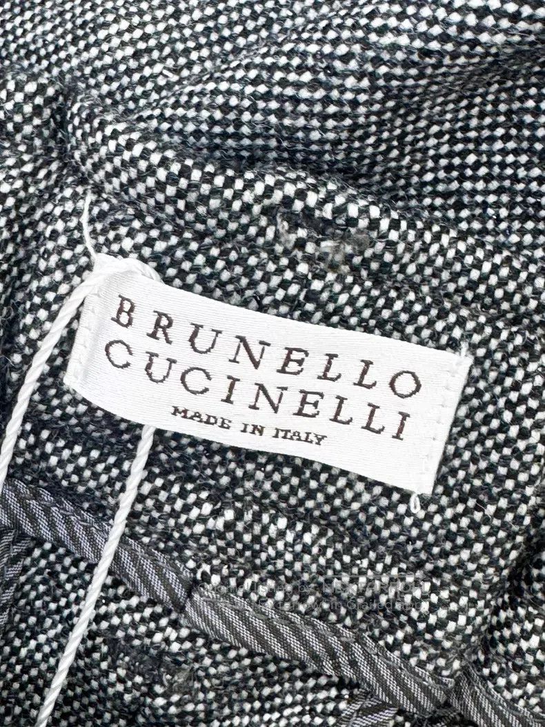 Brunello Cucinelli Brunello Cucinelli Grey Wool Women's Casual Trousers Size 28" / US 6 / IT 42 - 3 Thumbnail