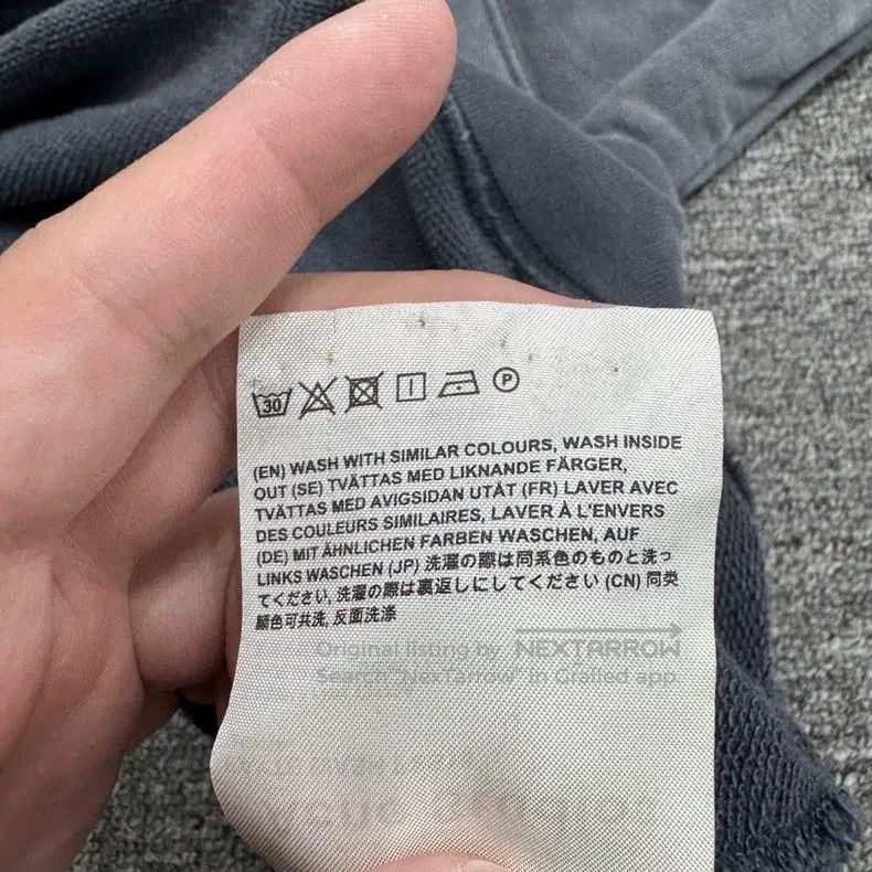Acne Studios Acne Studios Embroidered letter water-washed worn-out swea Size US XXS / EU 40 - 6 Thumbnail