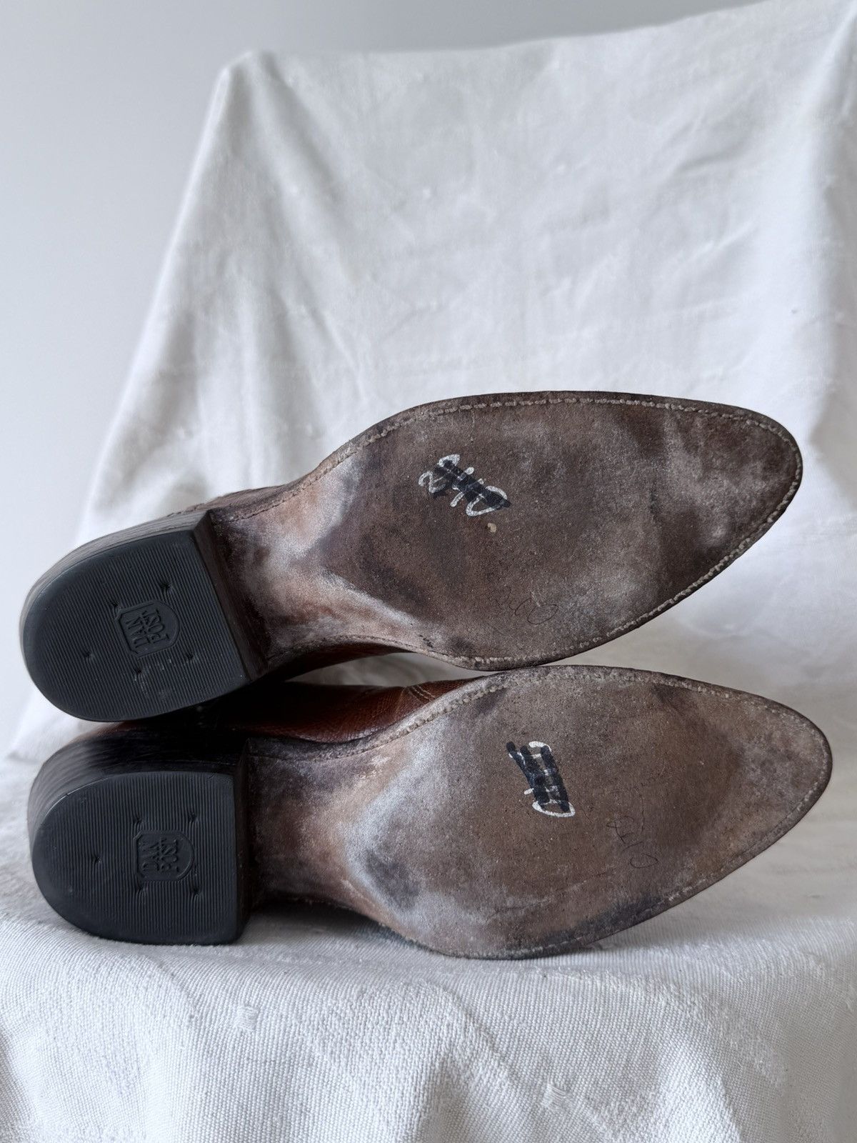 Dan Post Vintage Dan Post Rodeo Cowboy Western Leather Boots Size US 5.5 / EU 38 - 8 Thumbnail